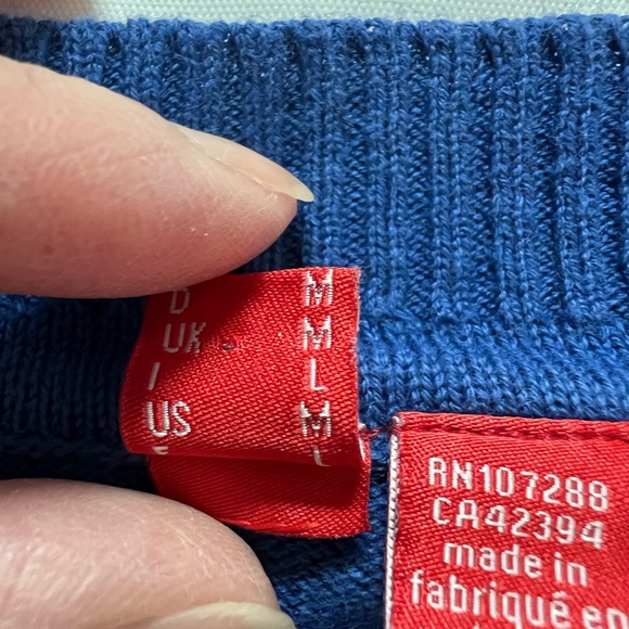 Brand Esprit sweater shrug cropped top cap sleeves size M color Royal - Picture 4 of 8